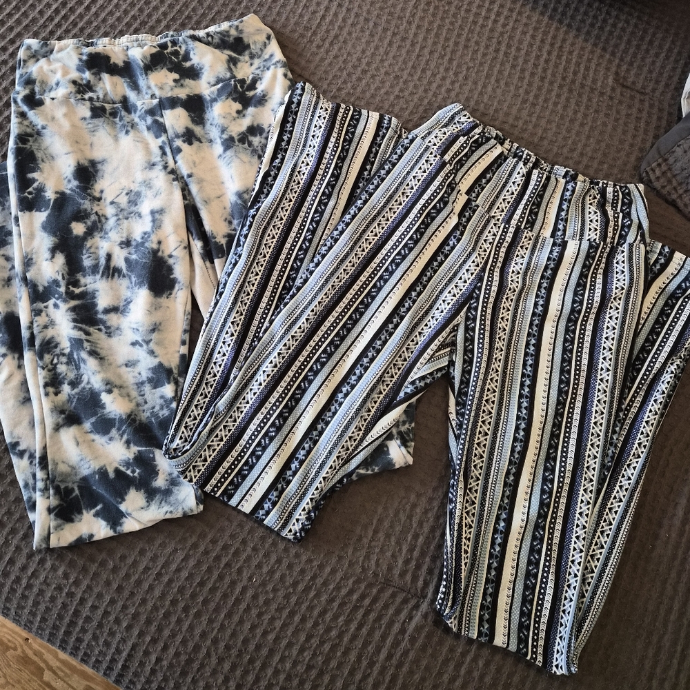 No Boundaries Patterned Flare Pant Bundle